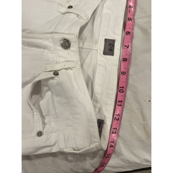 Citizens Of Humanity White Denim Jeans Womens Size 27 Slim Straight Fit Classic - Picture 6 of 9